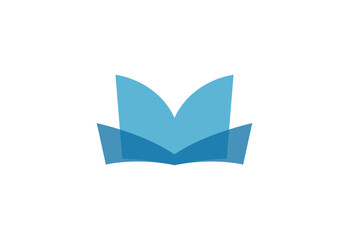 Wall Mural - Smart learning education book shop store vector logo design template. book logo.