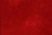 Red Velvet Cloth Background, Red Fabric Created With Generative AI
