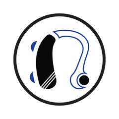 Canvas Print - bluetooth headphone icon