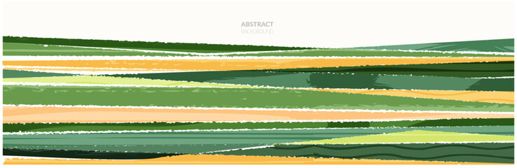 Wall Mural - abstract rice field agriculture vector background. paddy rural farm plantation. pattern of mountain 