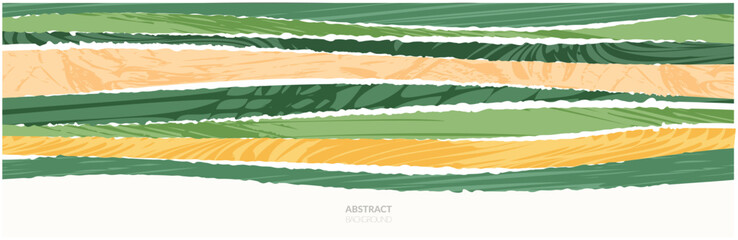 Wall Mural - abstract agri farm field wavy collage background. asian agriculture land backdrop, farmland colorful