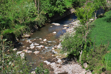 Canvas Print - Nature close Mingora in Swat valley of Himalayas, Pakistan