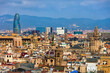 Barcelona Cityscape With Gothic Quarter