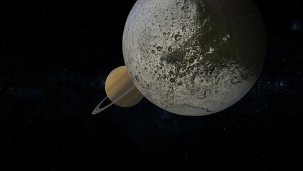 iapetus ,moon of saturn