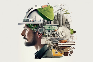 Developer collage, generative ai