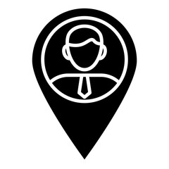 Sticker - avatar location icon