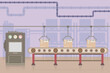 © P24_Design - Conveyor belt system in factory industry.