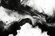 © AdriFerrer - Abstract black watercolor marble background. Generative AI