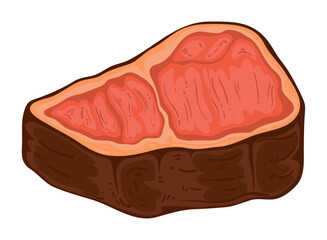 Poster - steak grill icon