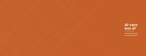 Aufkleber - Decorative white line dotted illustration. Equalizer lines. Vector design element on banner