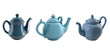 Blue Ceramic Teapot Collection