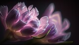 Fototapeta Kwiaty - Beautiful crocus lilies illustration bouquet generative ai. 