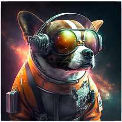 Dog Astronaut
A digital painting of a dog in a space suit.