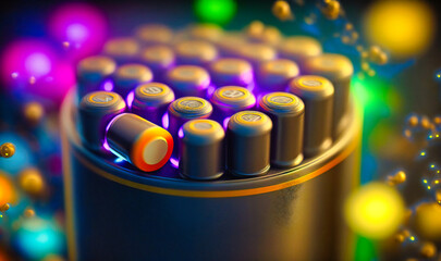Nanotubes in a battery