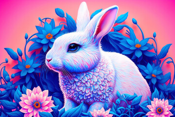 Wall Mural - chocolate easter bunny