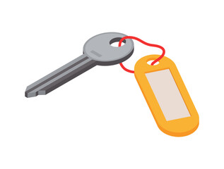 Sticker - Home Keys Isometric Composition