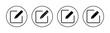© Lunaraa - Edit icon vector for web and mobile app. edit document sign and symbol. edit text icon. pencil. sign up
