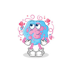 Poster - cell shy vector. cartoon character