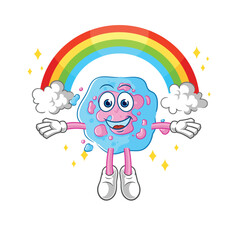 Sticker - cell jump rope exercise. character vector