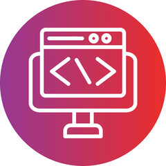Vector Design Web Development Icon Style