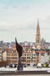 © Cavan Images - L'Oreille Tourbillonante with Brussels city in background, Belgium