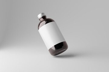 Poster - dark glass bottle