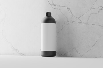 Wall Mural - black plastic bottle