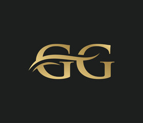 Wall Mural - Letter G G Linked Logo