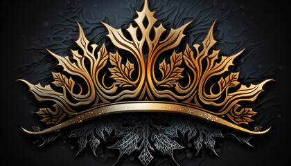crown, gold, vector