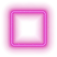 Wall Mural - Pink Neon Square