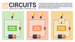 © BonkersArt - Parallel and Series - electric circuits experiment Vector illustration design
