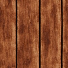 Wall Mural - Abstract seamless wooden pattern background, generative ai