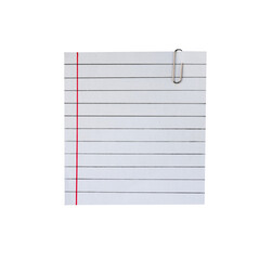 Wall Mural - blank note paper with clip