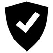 © Mabsoot - check mark icon with shield vector design.