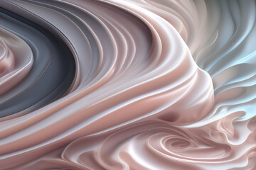 Wall Mural - Generative AI: Abstract Background with  Wave and Bright colors