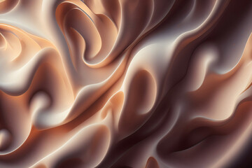 Wall Mural - Generative AI: Abstract Background with  Wave and Bright colors