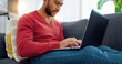 © Lumeez/peopleimages.com - Stress, anxiety and asian man on laptop for finance management, savings budget or insurance taxes in house living room sofa. Mental health, burnout or technology glitch from investment bank loan hack