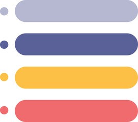 Wall Mural - List menu infographic
