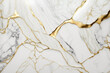 Abstract marble white and gold background. Luxury marble stone texture. Wedding invitation backdrop. Ai generated