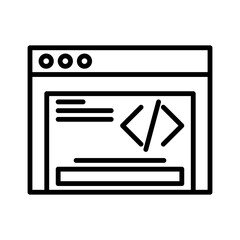 web programming icon design
