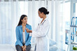© Chanelle M/peopleimages.com - Its important that you follow these steps. Shot of a young woman having a consultation with her doctor.