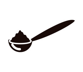 Sticker - spoon with powder