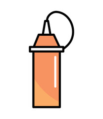 Sticker - sauce bottle icon