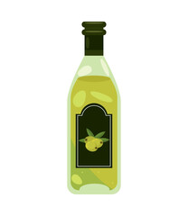 Canvas Print - bottle of olive oil