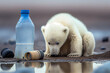 Eisbär in einer Welt voller Müll: Die Bedrohung durch Umweltverschmutzung - Generative Ai