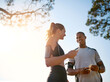 © Donson/peopleimages.com - Buddy up for the best. Shot of a fit young couple working out together outdoors.