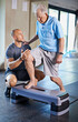 © Yuri A/peopleimages.com - Just one more step. Cropped shot of a handsome personal trainer with a senior man.