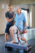 © Yuri A/peopleimages.com - Its not easy, I know. Cropped shot of a handsome personal trainer with a senior man.