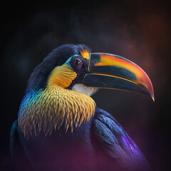 Poster - A close-up of the toucan