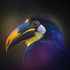 Poster - A close-up of the toucan